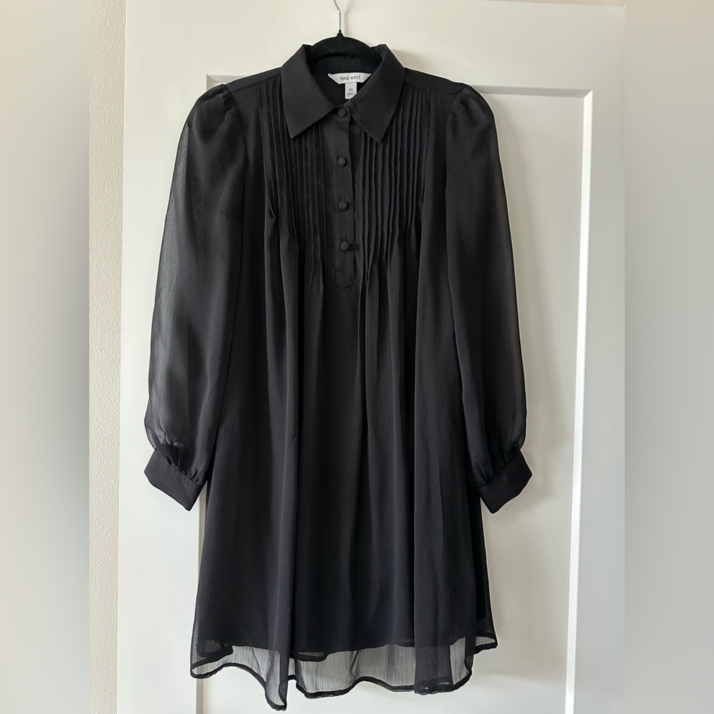 Nine West Swing Pintuck Dress